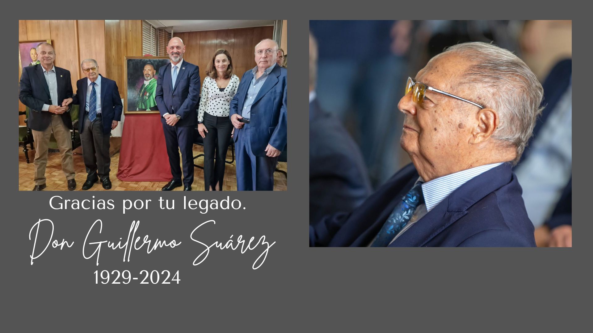 Fallece Don Guillermo Suárez antiguo profesor y decano de nuestra Facultad